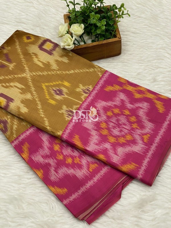 Tussar Munga Silk Saree