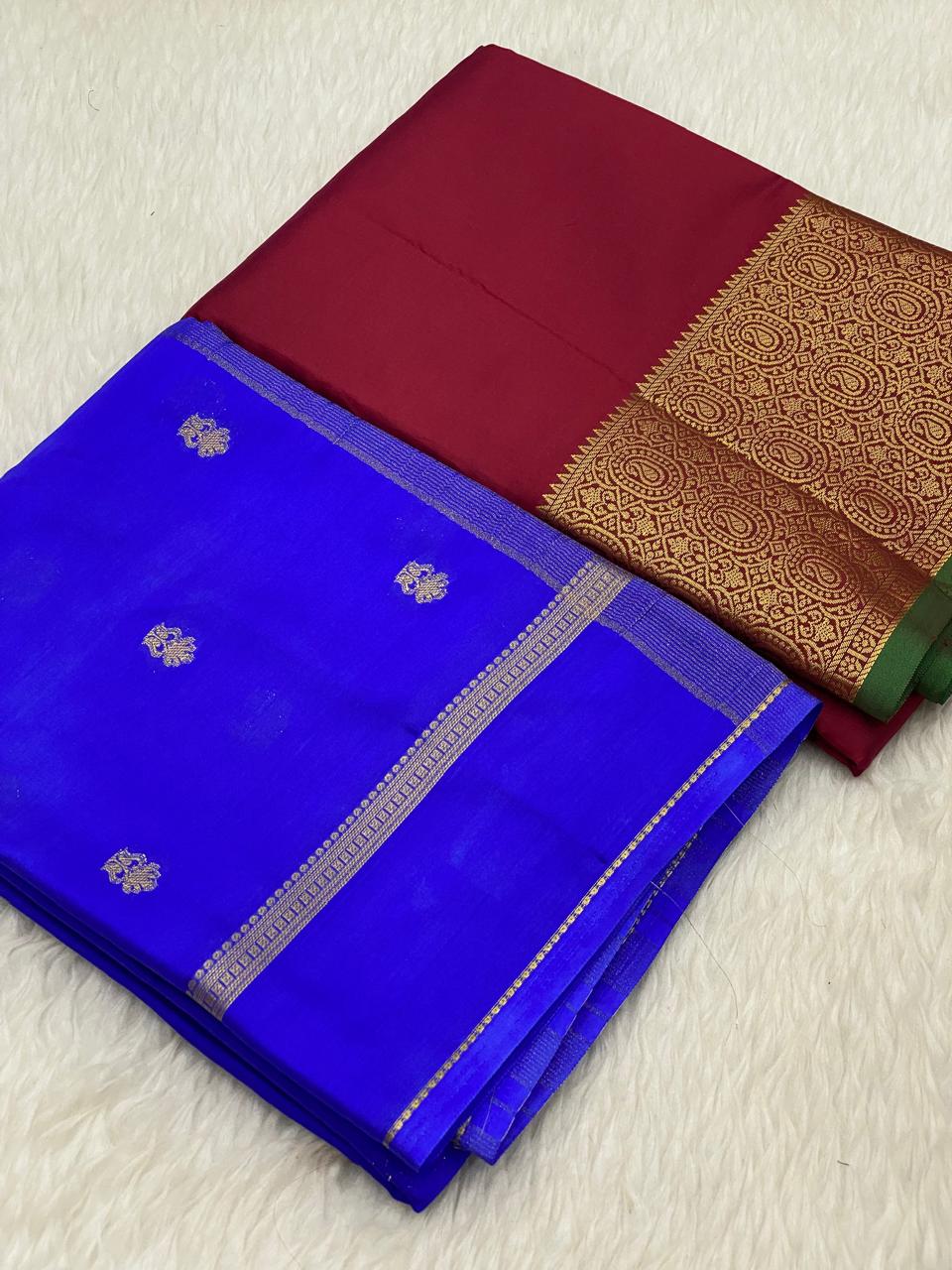 Georgette Kanchi Soft Silk Combo Sarees