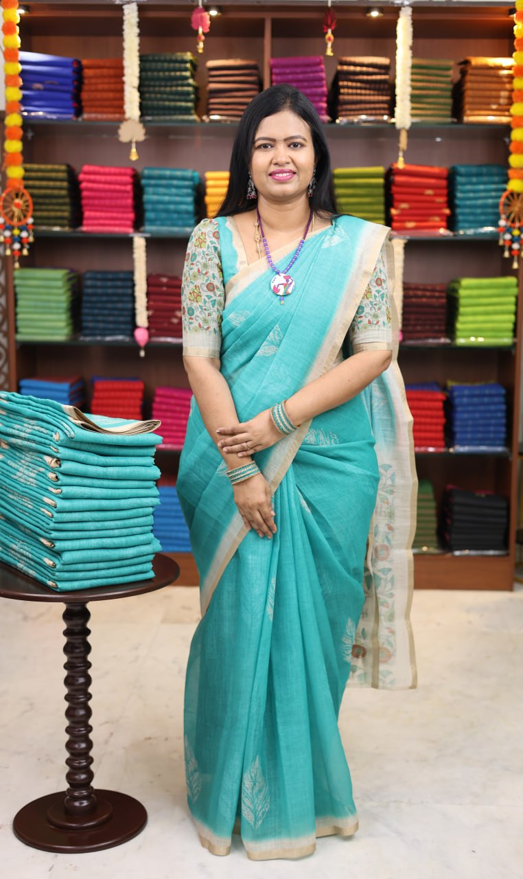 Linen Cotton Sarees