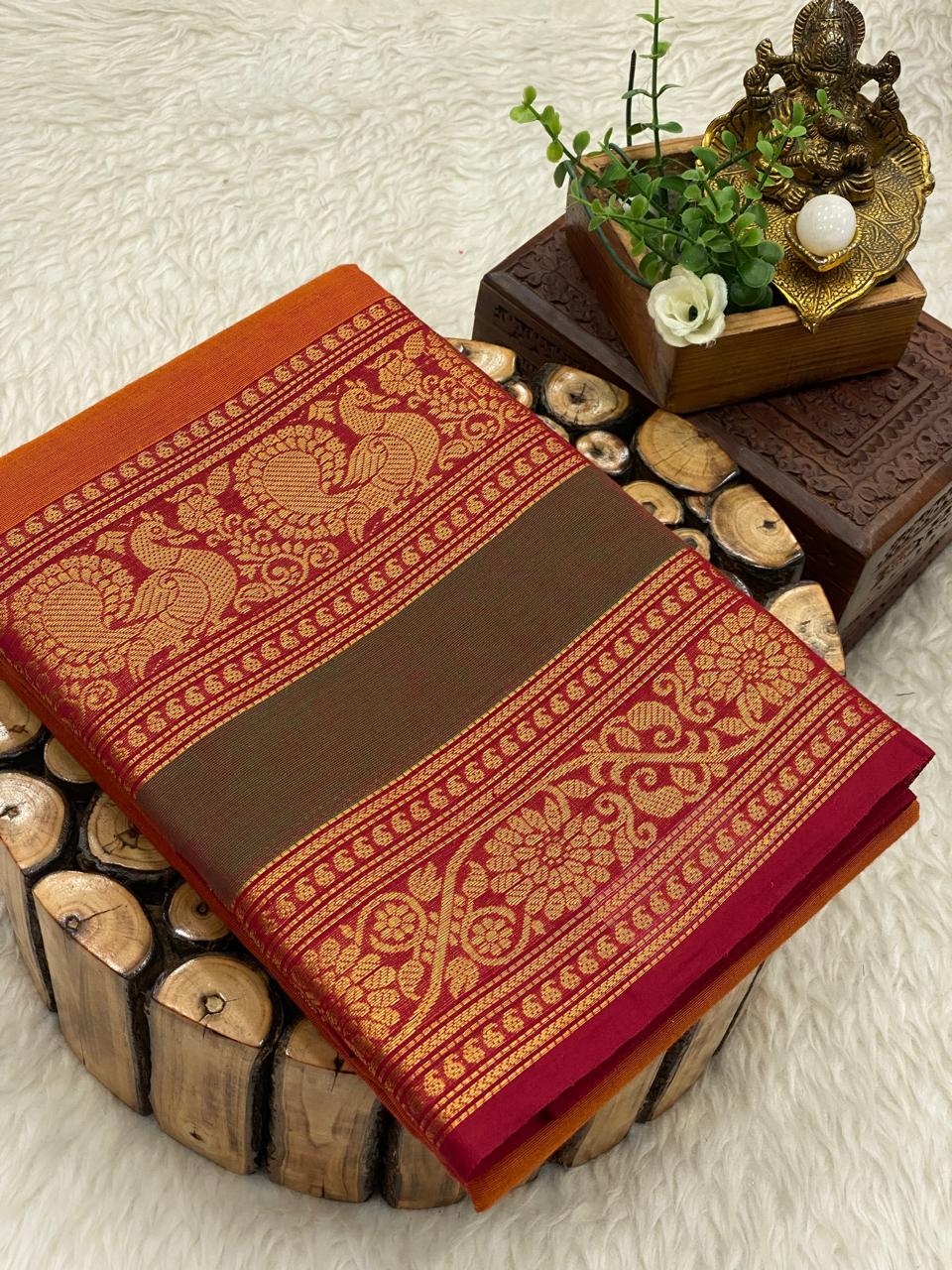 Chettinadu Cotton Sarees W/B
