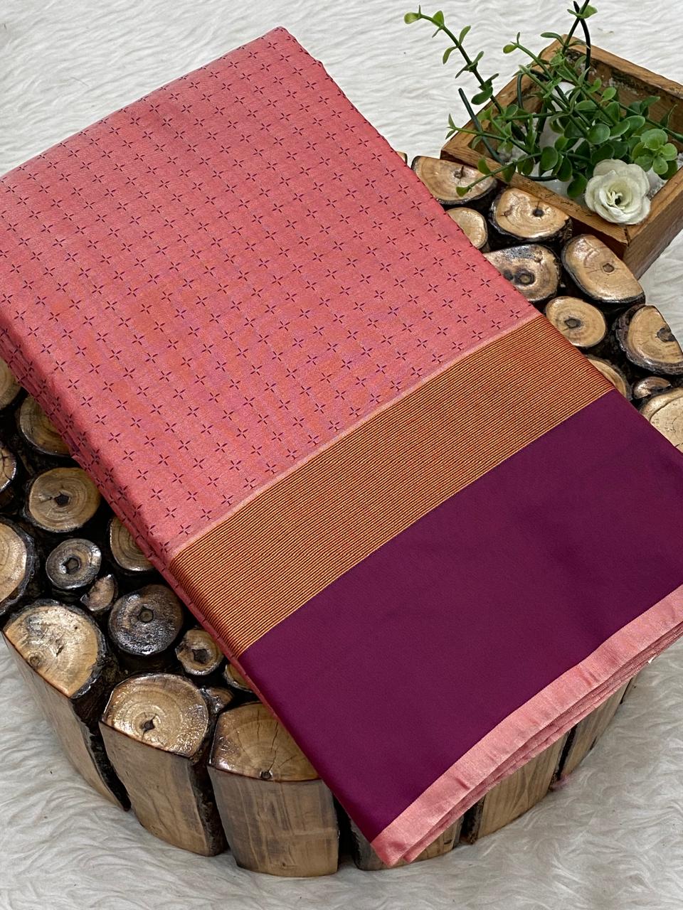 Arani Pooja Dots Saree