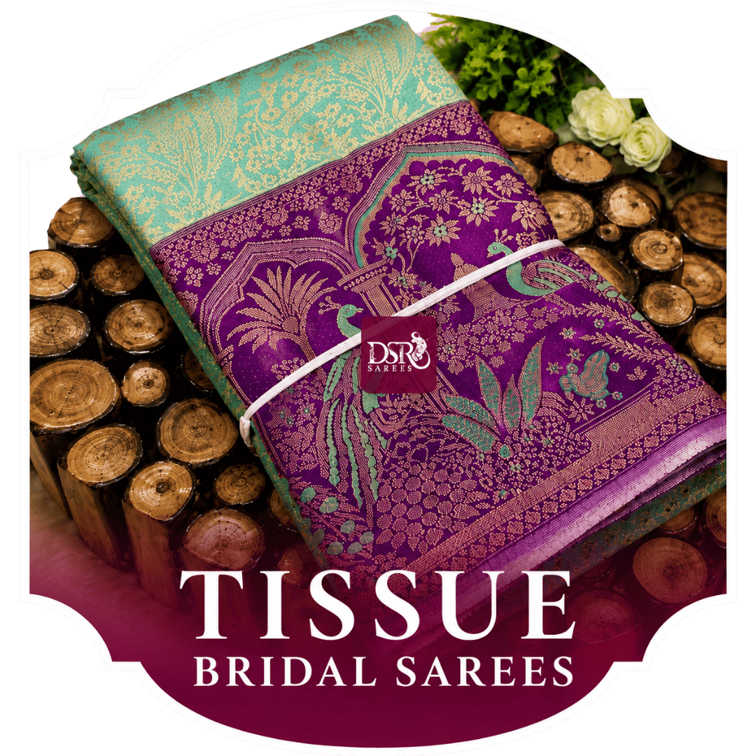 Tissue Bridal Sarees