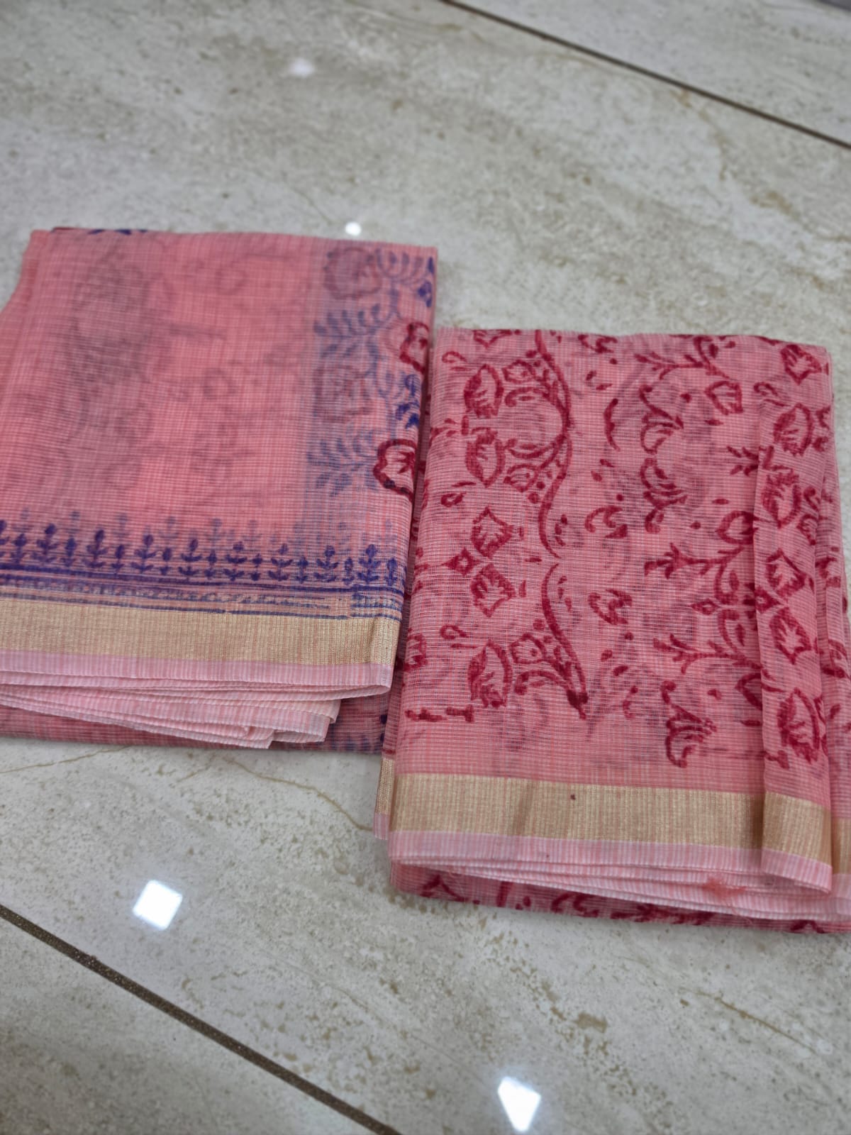 2 PC Unstitched Kota Net Salwars