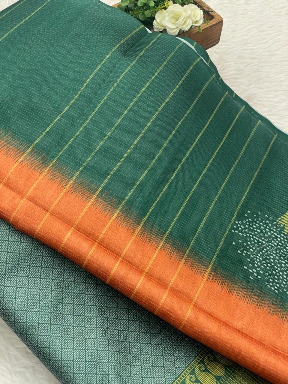 Semi Tussar Saree