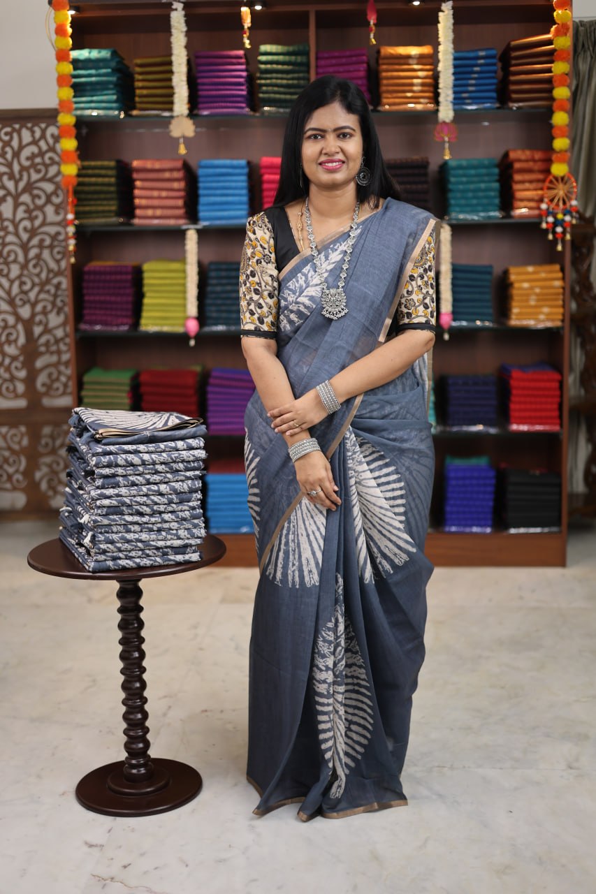 Linen Cotton Sarees