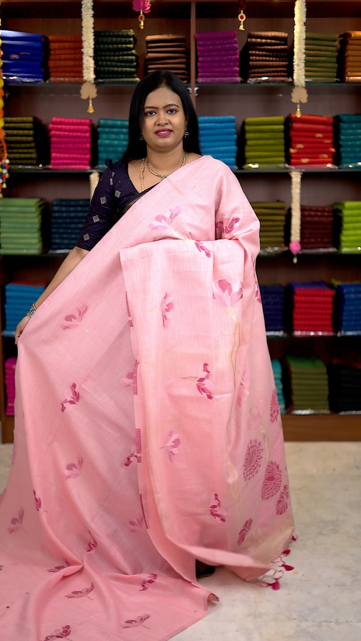 Premium Linen Cotton Sarees