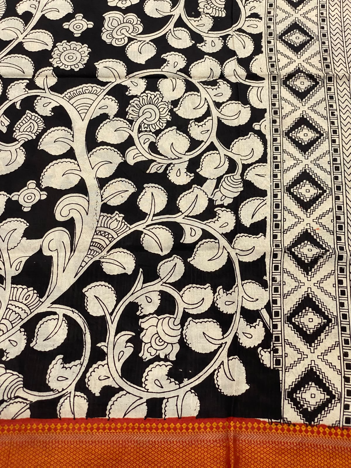 Nizam Border Kalamkari Duppata - vol1