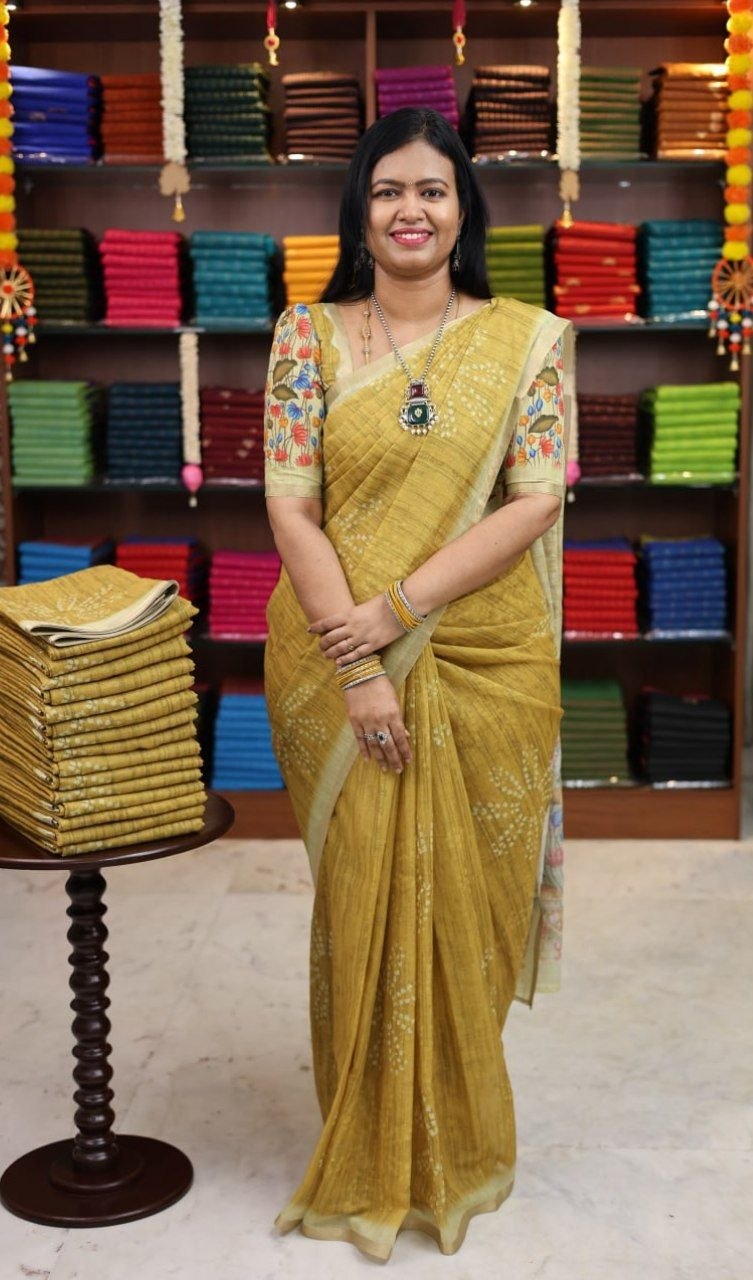 Linen Cotton Sarees