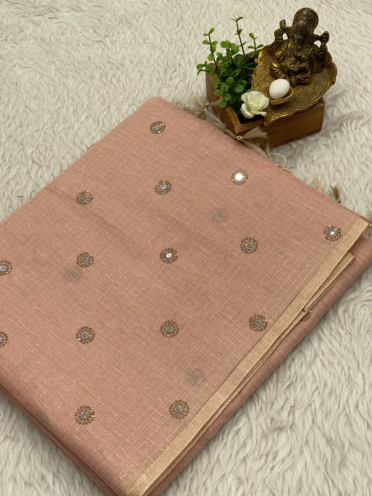 Kota Net With Original Mirror Work Saree