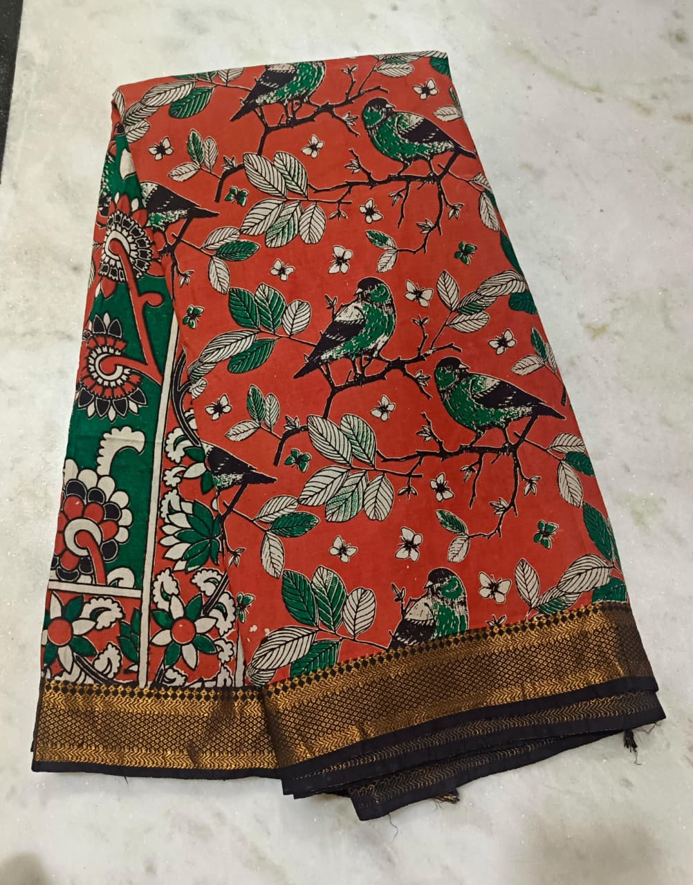 Chennuri Silk Kalamkari Saree
