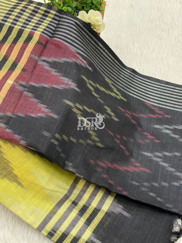 Art Linen Ikkat Sarees -VOL1