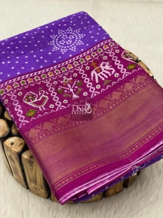 Bandhini Semi Dola Sarees