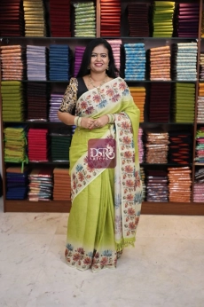 Linen Khadhi Tissue Sarees