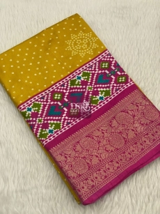 Bandhini Semi Dola Sarees