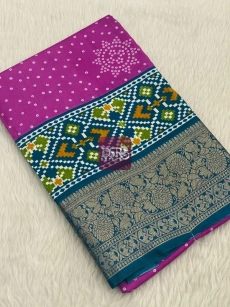 Bandhini Semi Dola Sarees