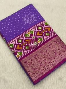 Bandhini Semi Dola Sarees