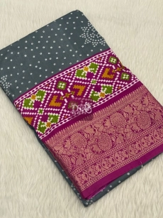 Bandhini Semi Dola Sarees
