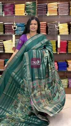 Digital Print Dola Crepe Saree