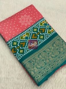 Bandhini Semi Dola Sarees