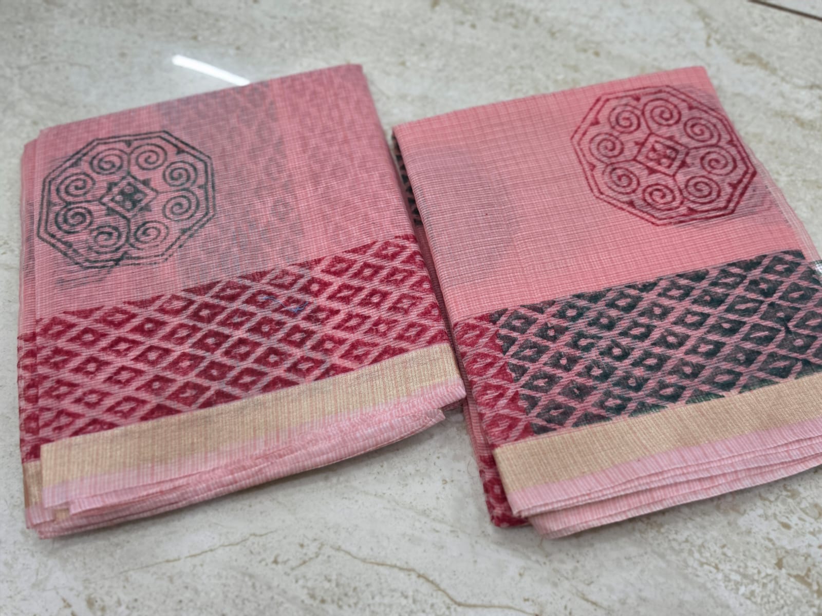 2 PC Unstitched Kota Net Salwars