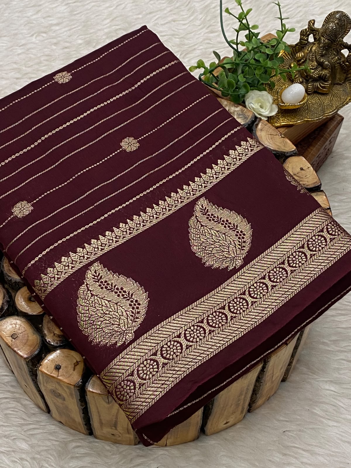 Viscose Georgette Saree