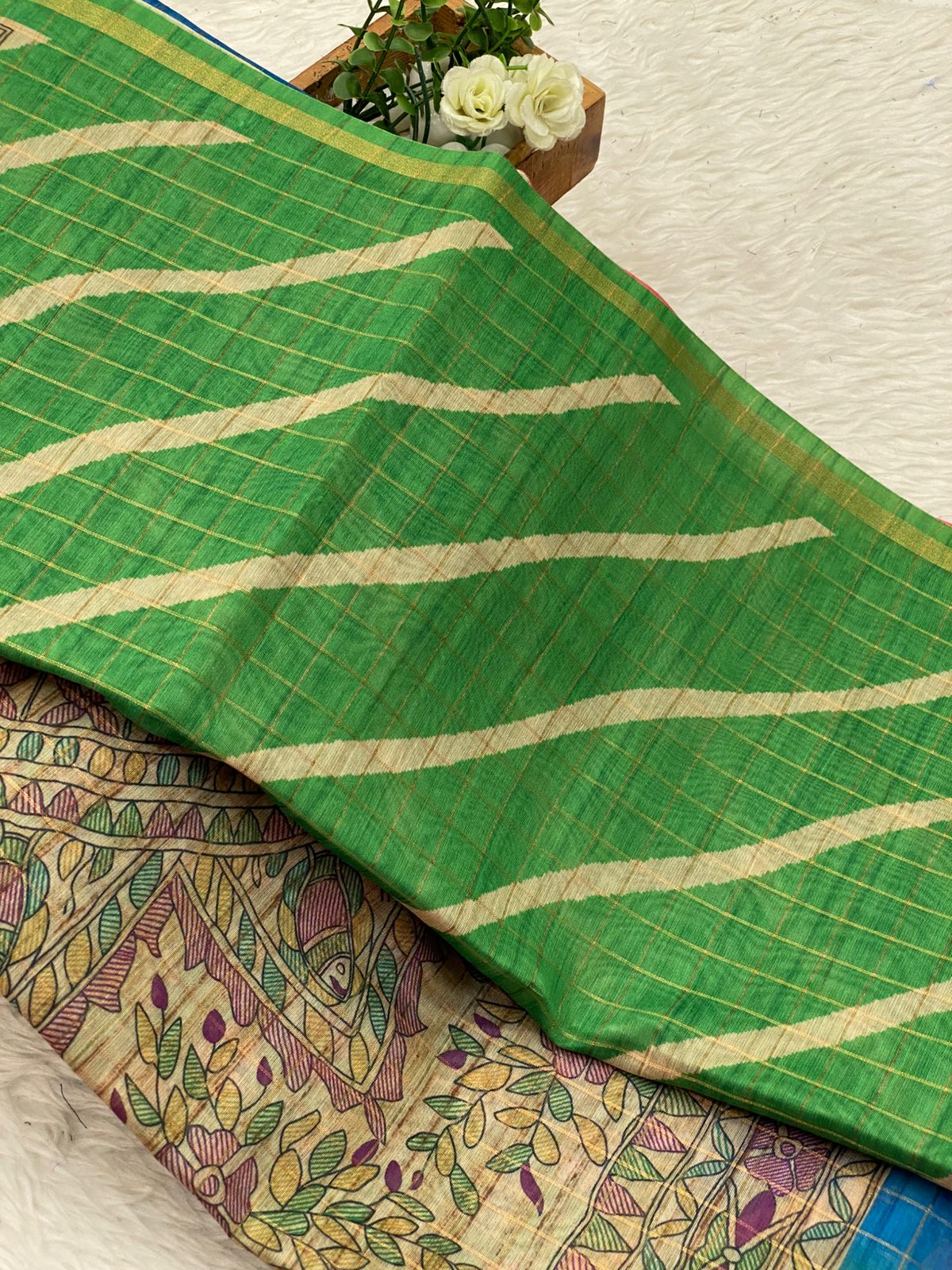 Tussar Linen Cotton Sarees