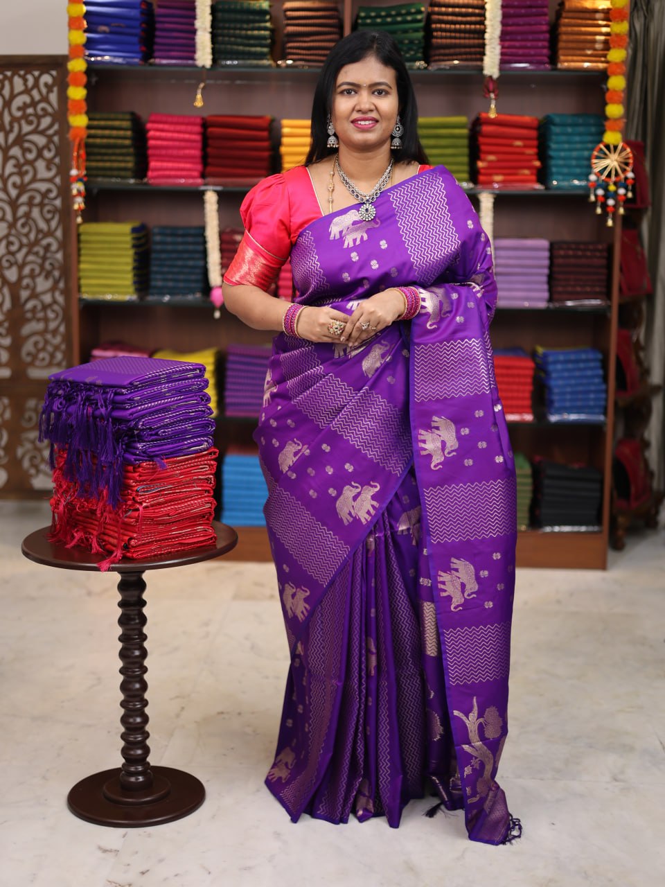 Semi Mashru Silk Sarees