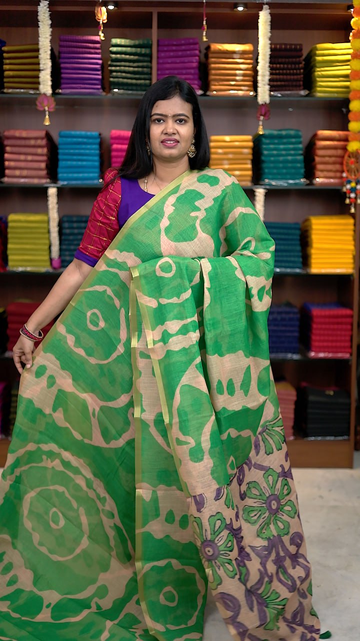 Linen Cotton Sarees