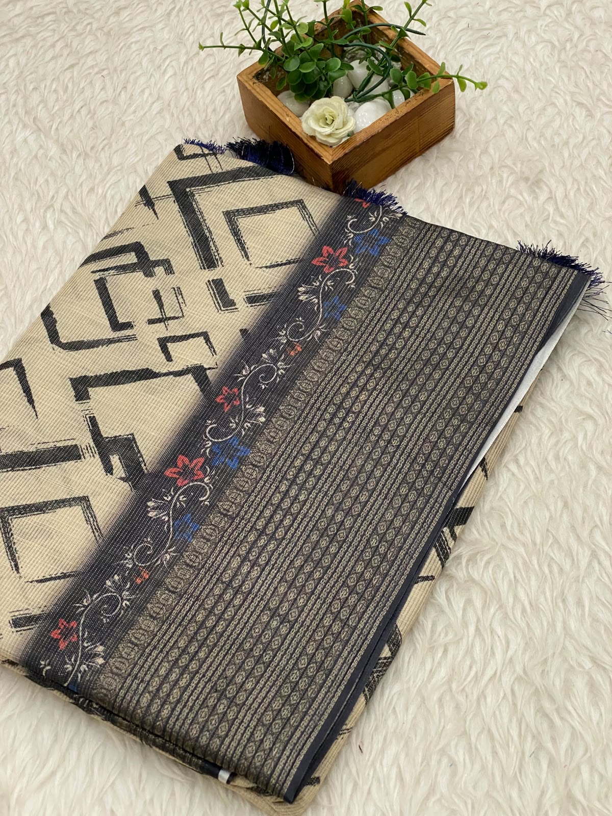 Kota Net Digital Print Saree