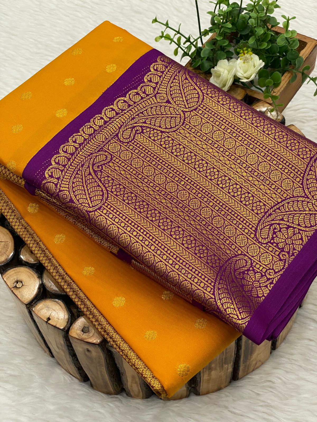 Premium Kanchi Korvai Border Saree-vol1