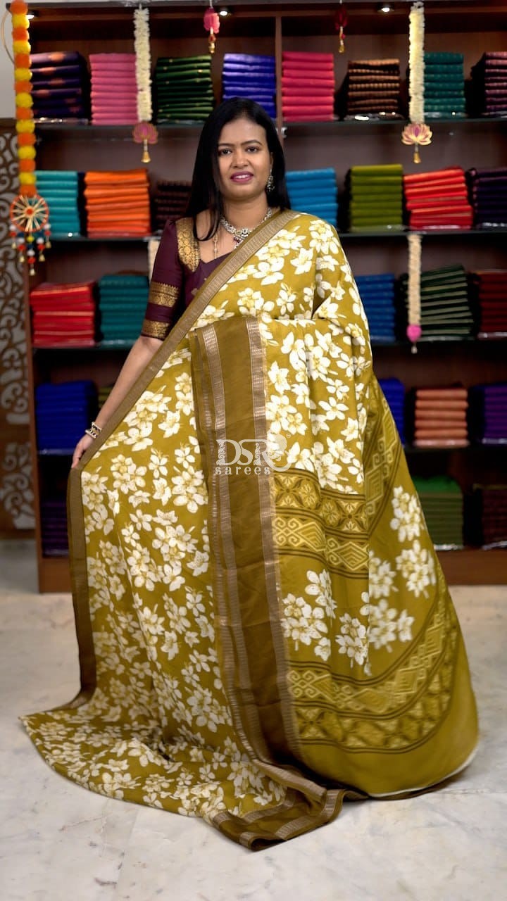 Viscose Chiffon Sarees -vol1