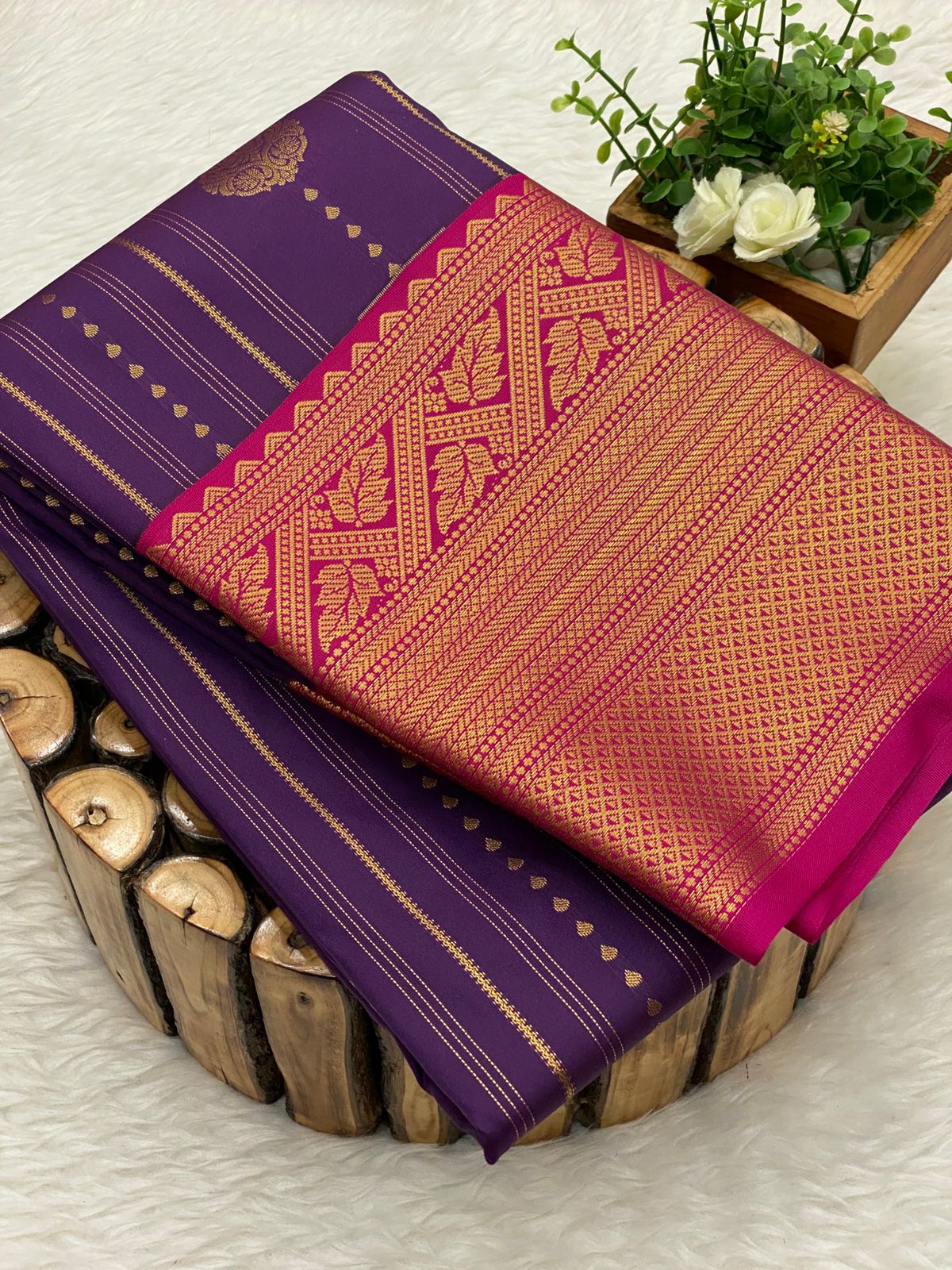 Premium Kanchi Korvai Border Saree-vol1