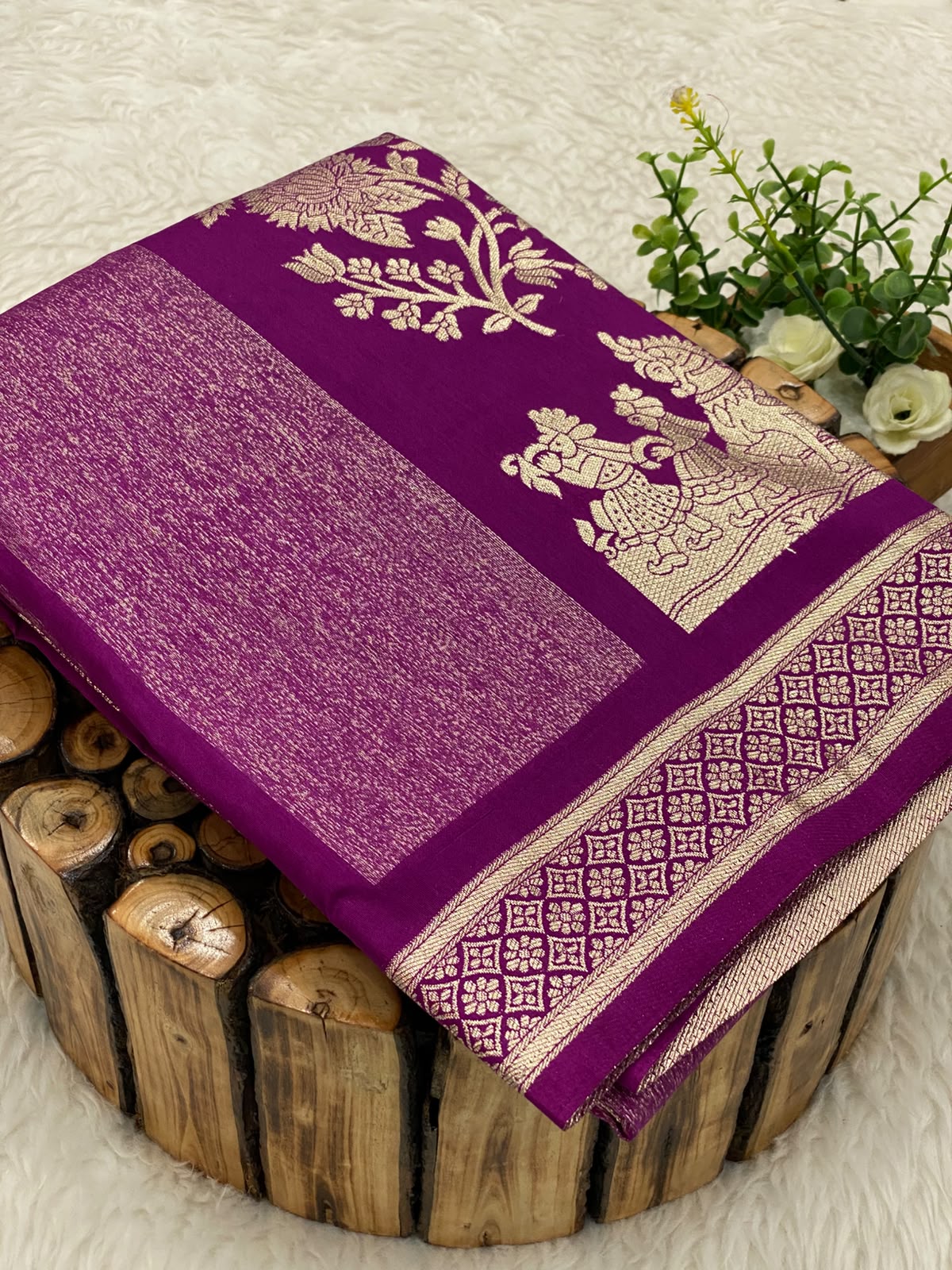 Banarasi Viscose Silk Saree