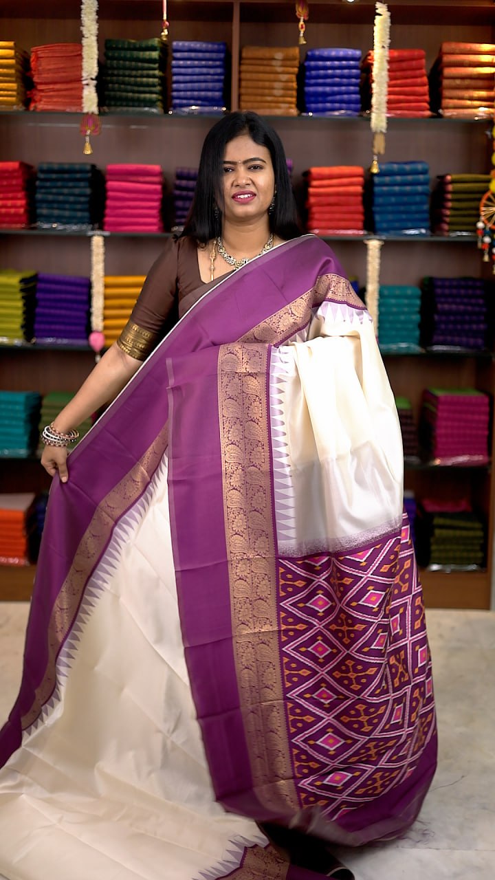 Premium Kanchi Ikkat  Sarees