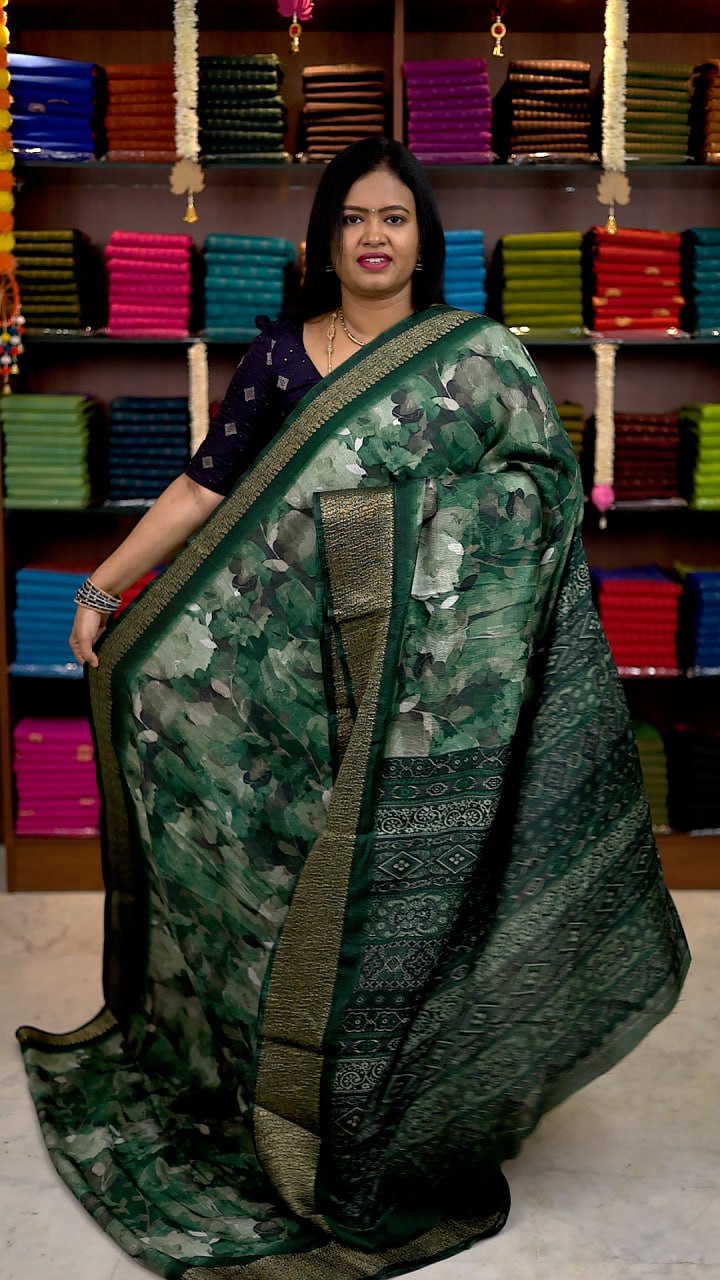 Crushed Dola Sarees