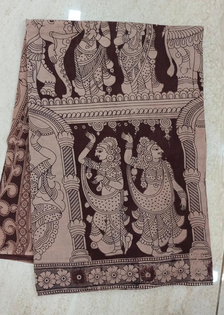 60's Count Premium Kalamkari Cotton Saree