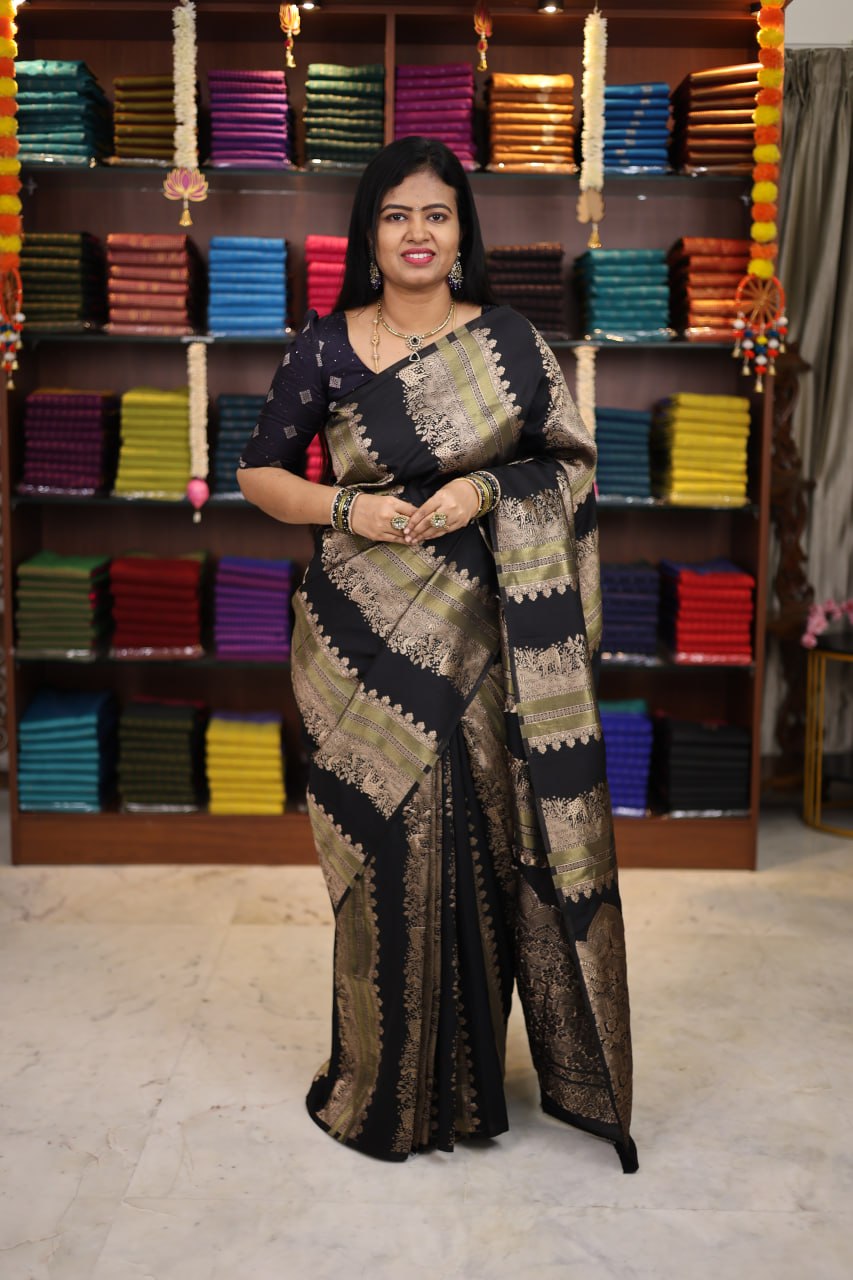Viscose Crepe Silk Saree- Vol1