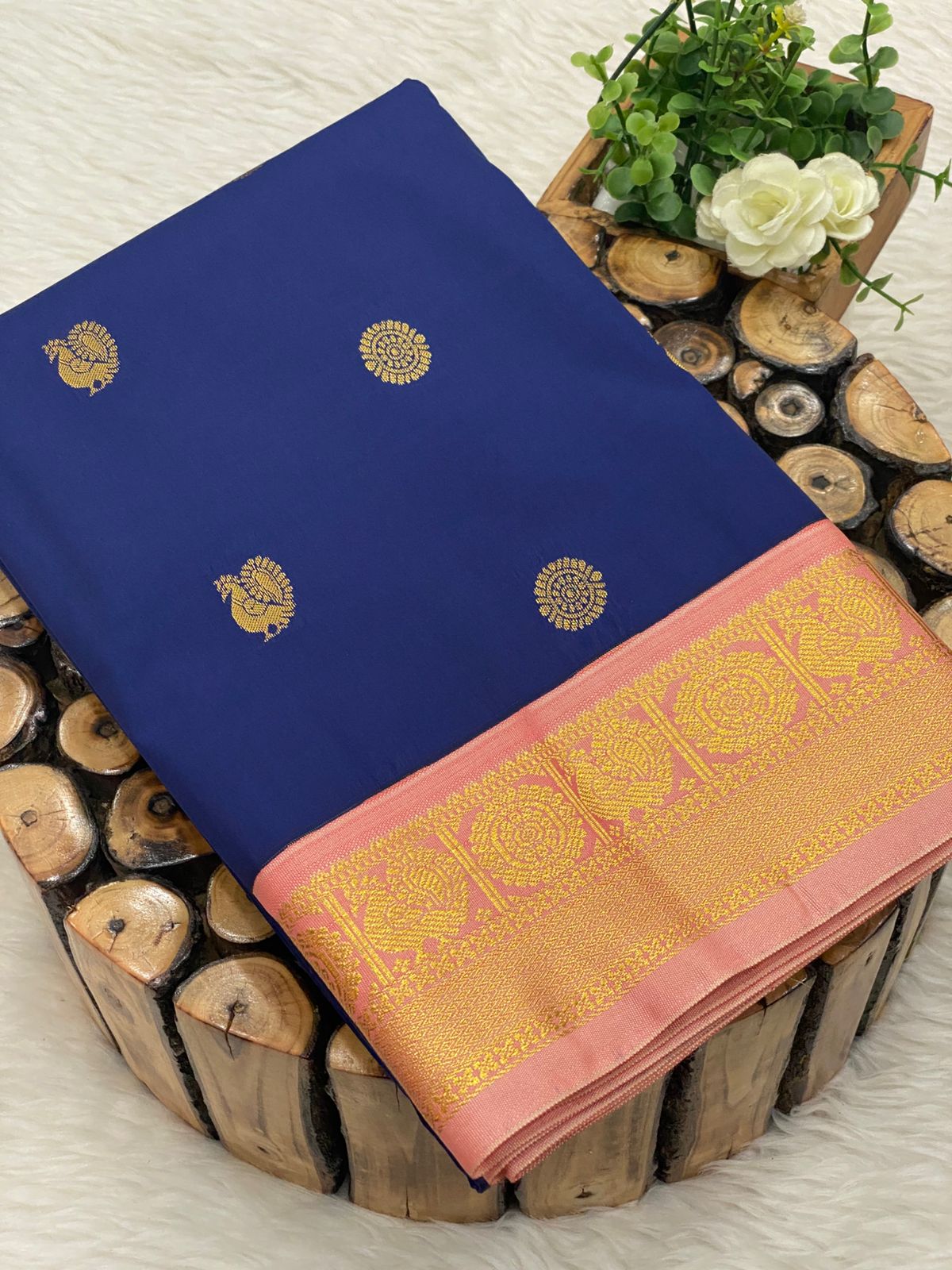 Premium Kanchi Korvai Border Saree
