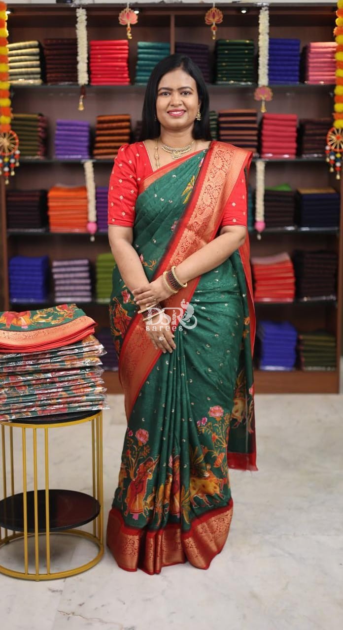 Georgette Dola Saree