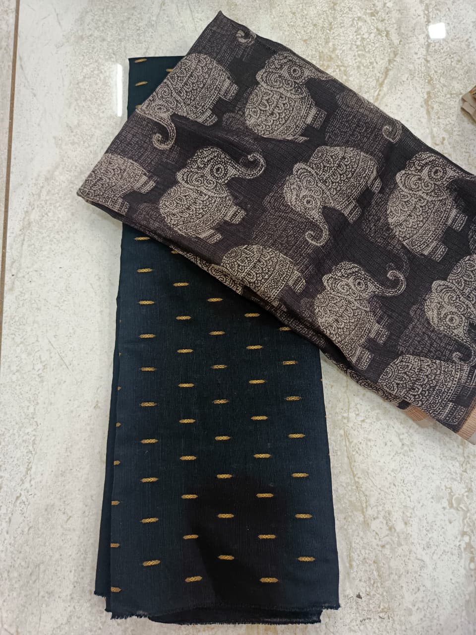 2 PC Unstitched Raw Silk Salwar