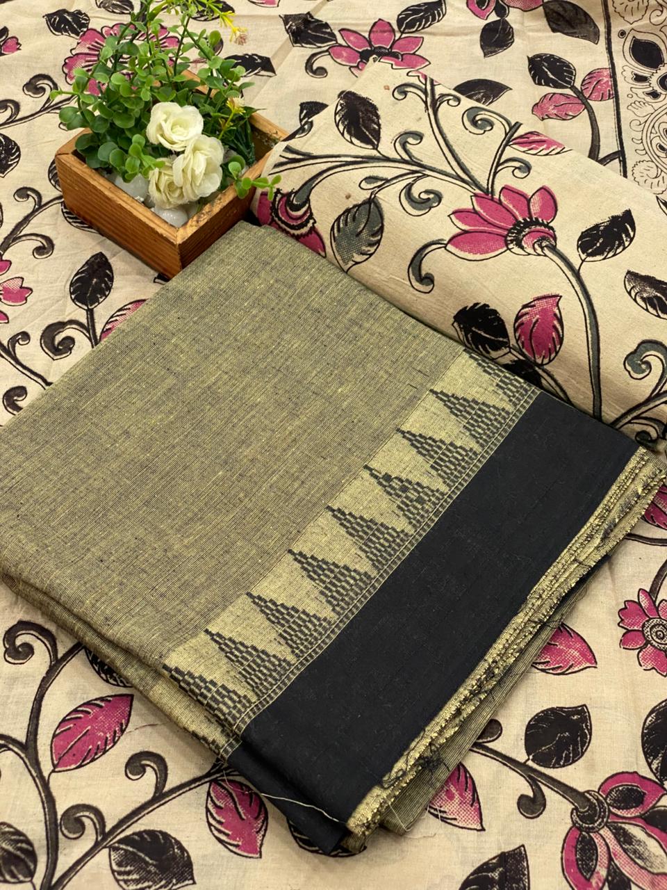 Mangalagiri Cotton Sets With Kalamkari