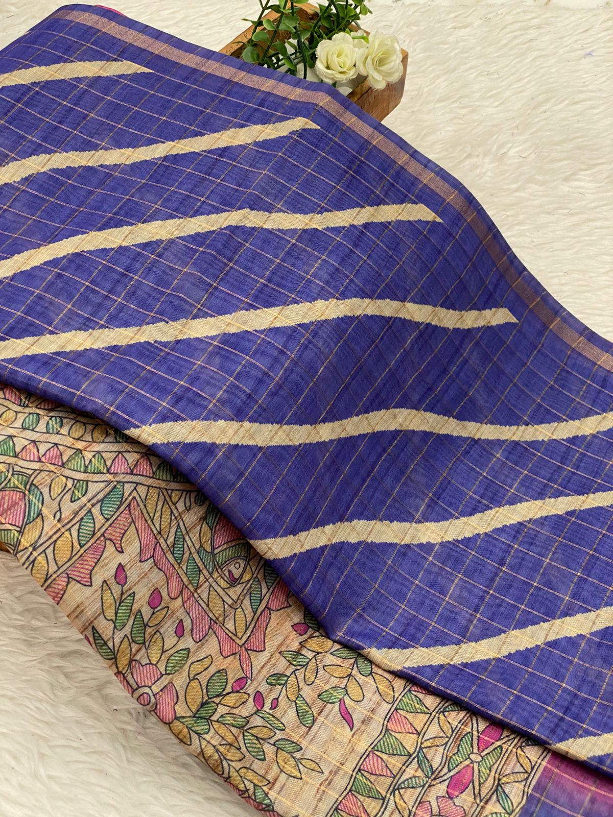 Tussar Linen Cotton Sarees