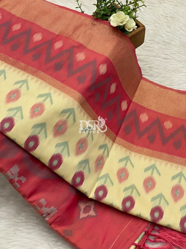 Semi Pochampally Silk Saree