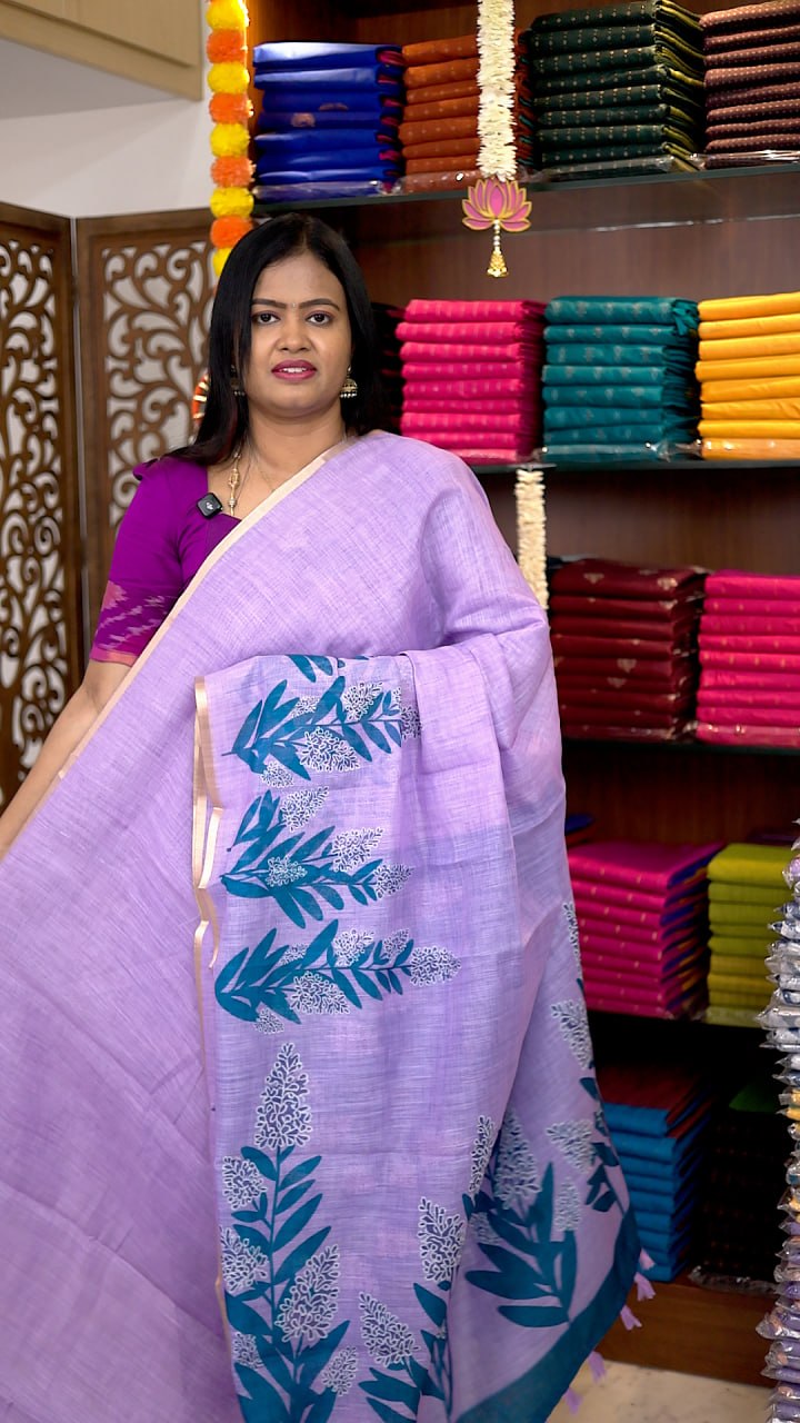 Linen Cotton Sarees