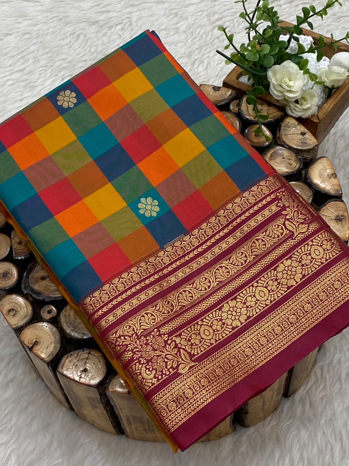 Paalum Pazhamum Bridal Saree
