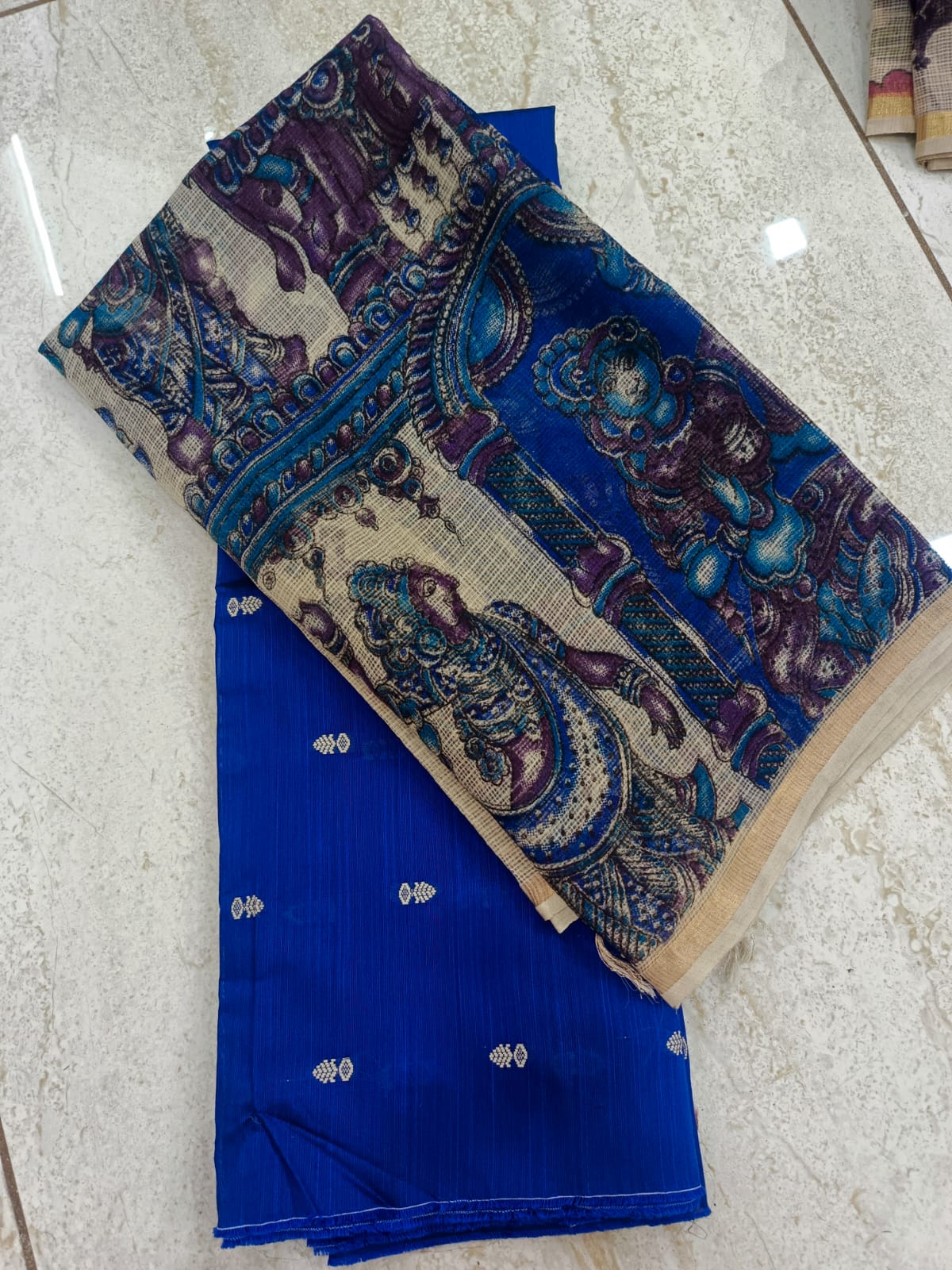 2 PC Unstitched Raw Silk Salwar