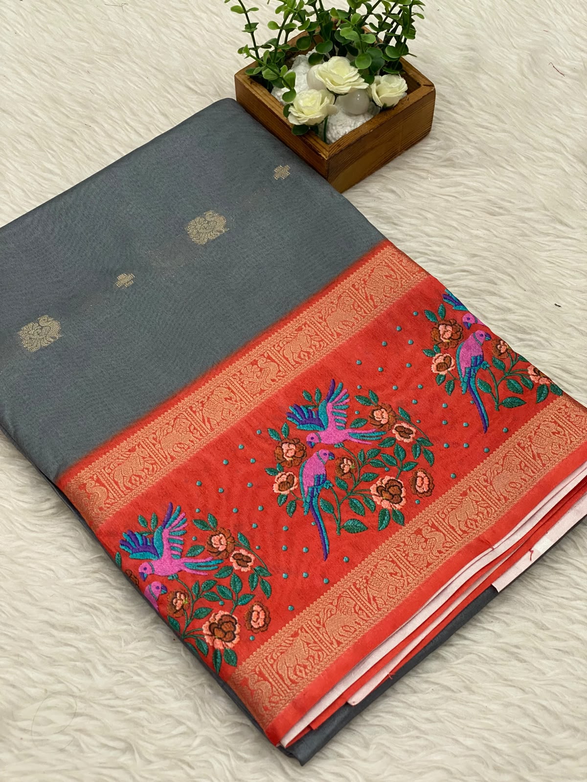 Semi Dola Silk Sarees