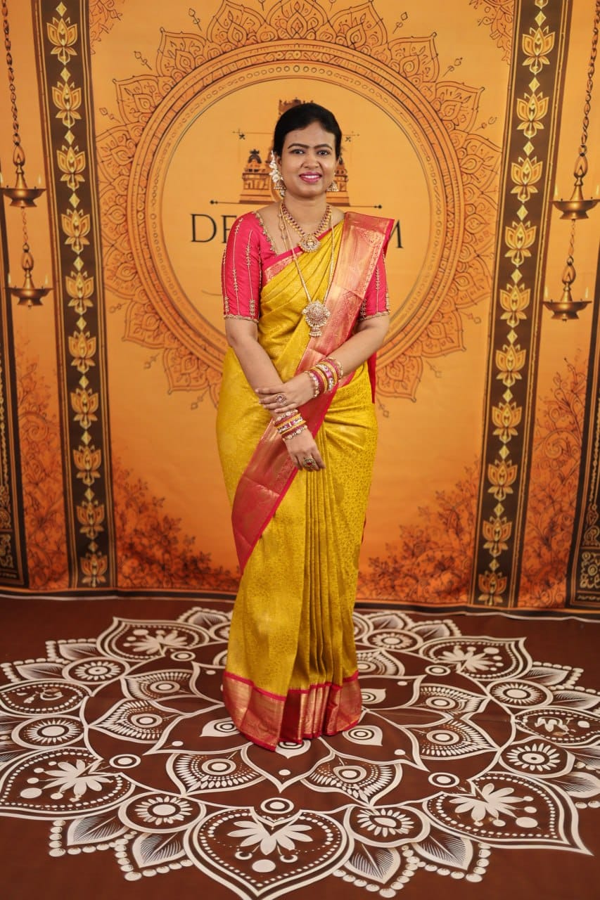 Premium Kanchi Korvai Border Saree-vol4