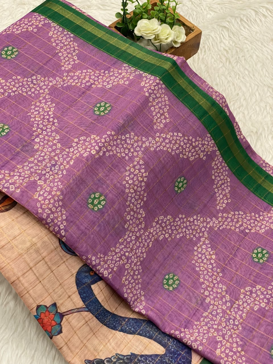 Tussar Linen Cotton Sarees