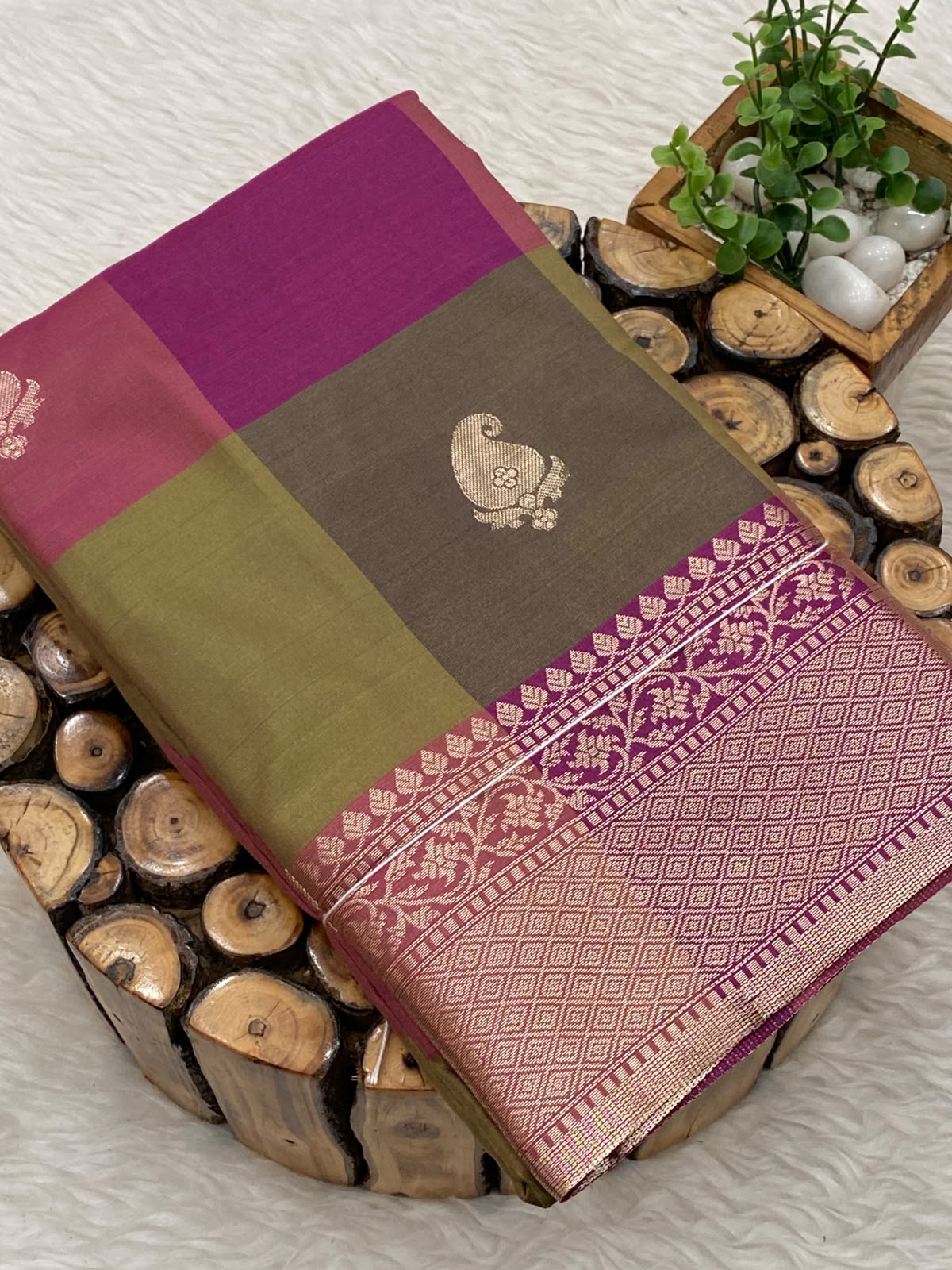 Paalum Pazhamum Katan Bridal Saree